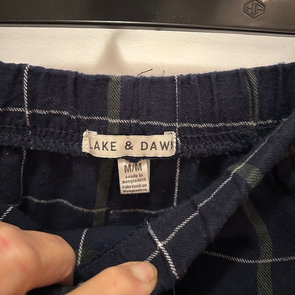 Lake & Dawn Plaid Cotton Lounge Pants